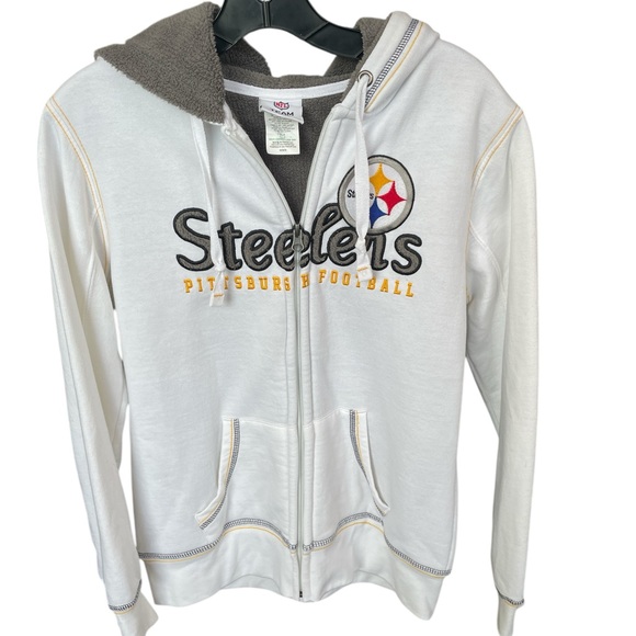 NFL Pittsburgh Steelers zip up women’s medium hoodie - Picture 1 of 9